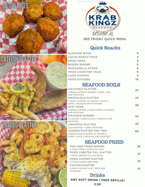 Krab kingz seafood shreveport menu  30–40 min